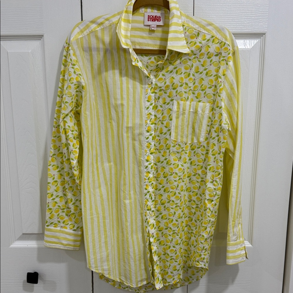 Yellow Patterned women’s Shirt